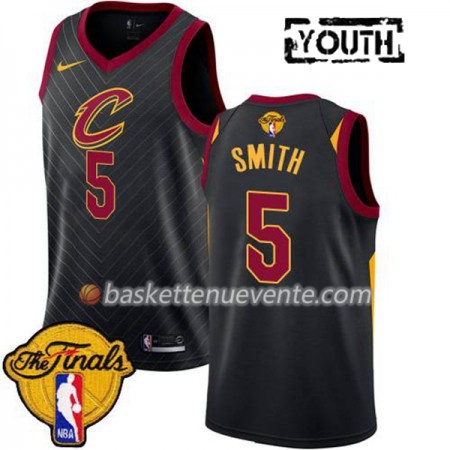 Maillot Basket Cleveland Cavaliers J.R. Smith 5 2018 NBA Finals Nike Noir Swingman - Enfant